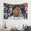 VIKAMA Гобелен YoungBoy Never Broke Again NBA YoungBoy Хип-хоп Рэпер Коллаж Настенное панно для фанатов Декор спальни общежития