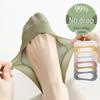 Women's Ultra-Thin Low-Cut Cotton No-Show Socks with Anti-Slip Silicone
