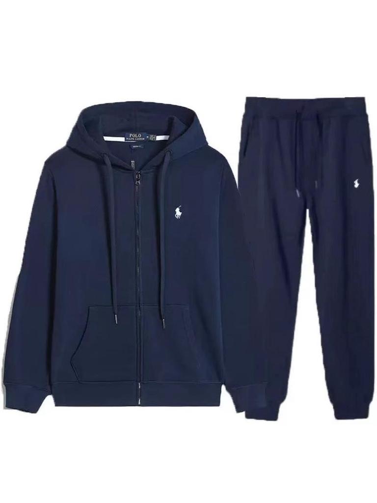 Модный мужской набор: Худи-кардиган с вышивкой и брюки 2025 - Весна/Осень, Повседневная одежда