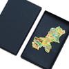 Металлический магнит-сувенир с картой и изображением бывшего дома У Чэнъэня в Хуайань - USB-флеш-накопитель