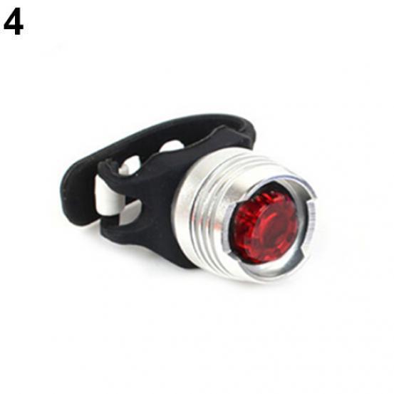 Bike Bicycle Red LED Rear Light 3 Modes Safety Warning Flashing Tail Lamp