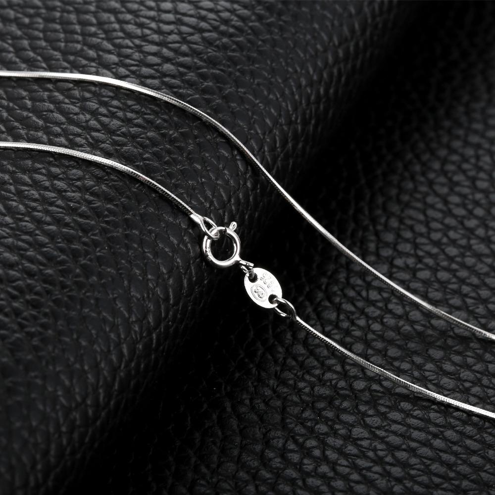 JewelryPalace Настоящее 100% Серебро 925 Пробы Ожерелье Слиток Скрученная Цепь Якорная Цепь Змеиная Цепь Цепь Коробка Сингапурская Цепь Ожерелье Женское