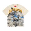 25SS Cross-border Meichao Godspeed Skull Rock Band Basketball Retro Short Sleeve T-Shirt Couple Same Style