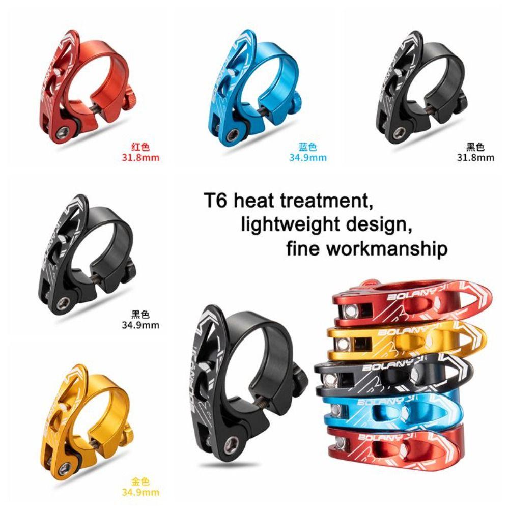 Aluminum Zinc Zinc Alloy Bicycle Seat Clamp Ultralight Bike Seat Post Clamp Aluminum Seat Tube Mountain Bike