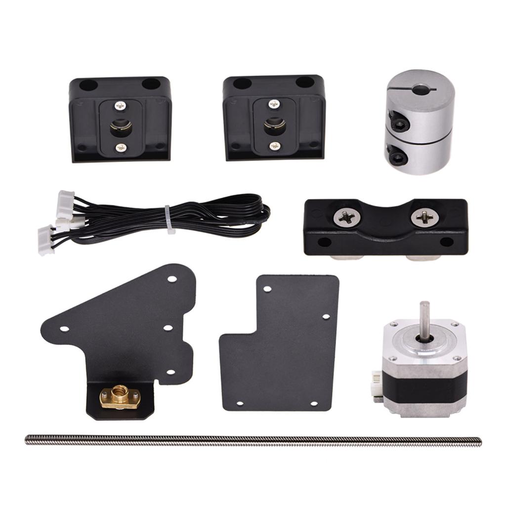 For Ender-3 Dual Z-axis Upgrade Kit with 365mm Lead Screw and 34mm Stepper Motor Z-Tension Slider Screws Set