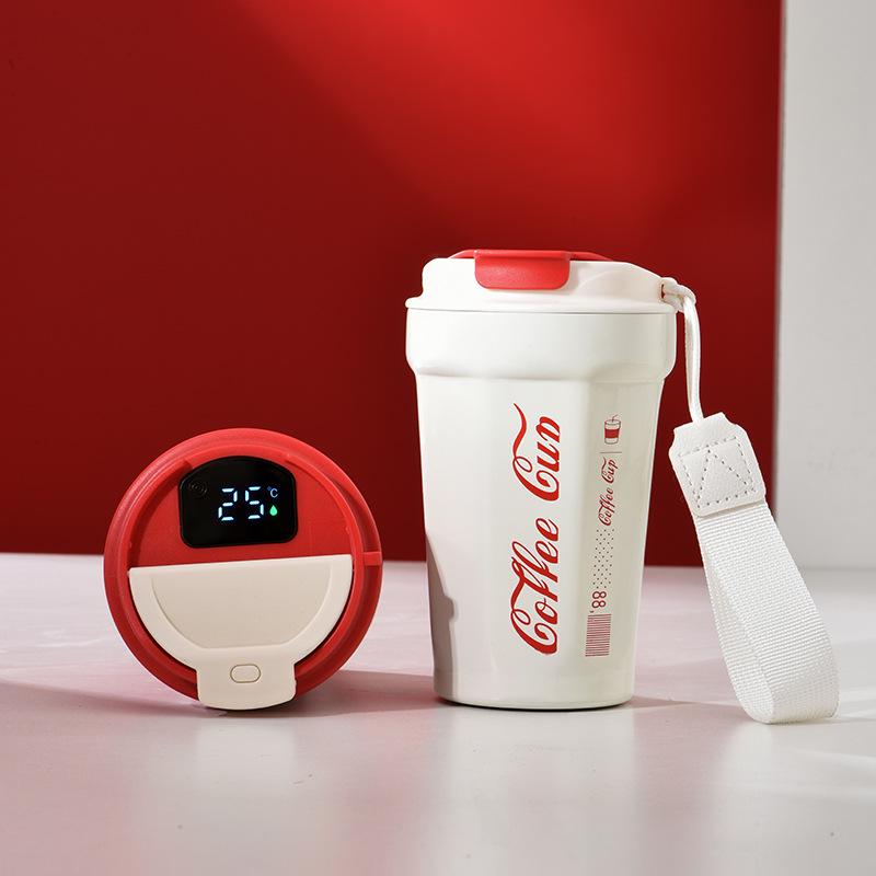 "Smart Temperature Classic Coffee Cup: Portable & Stylish 316 Stainless Steel Event Gift"