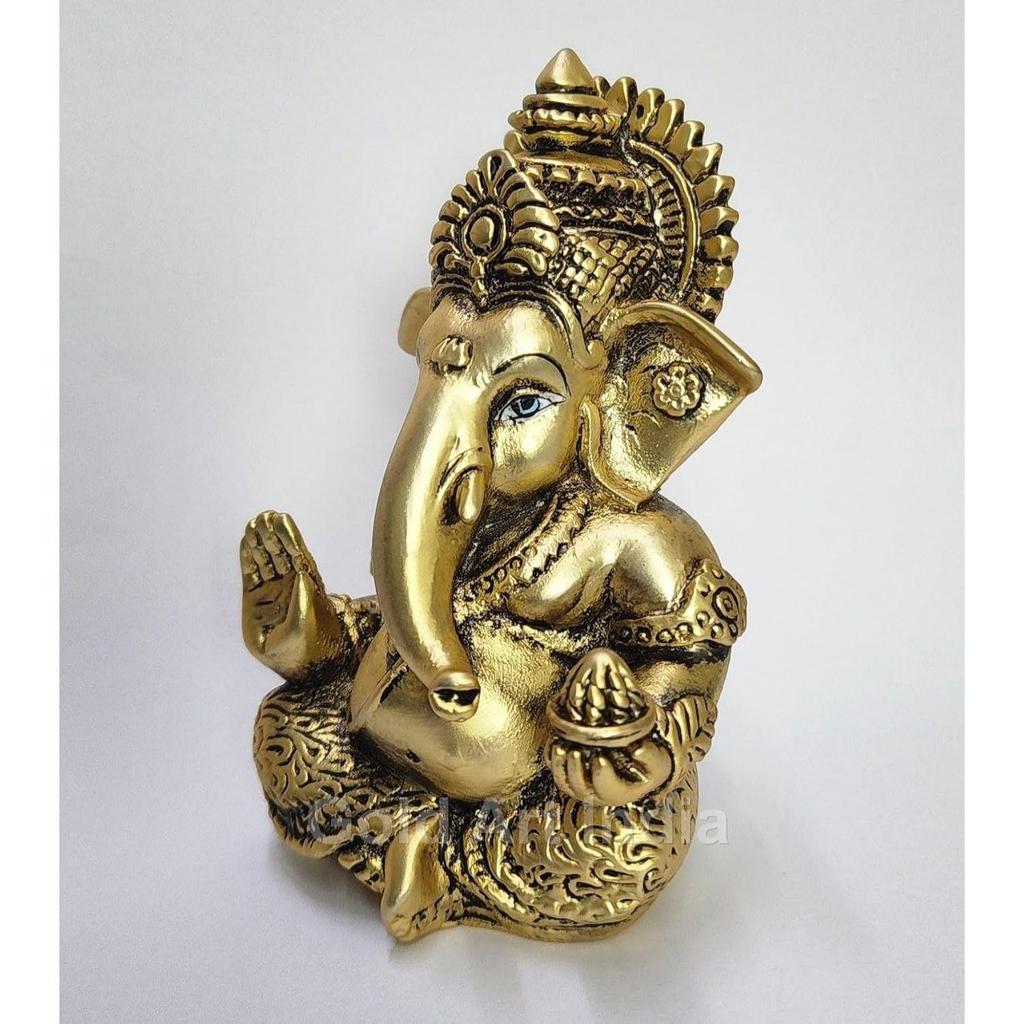 Идол Ганеши | Статуя Ганеши для домашнего декора | Мурти Ганеши для офисного стола и идол Ганапати для приборной панели автомобиля