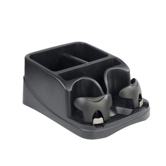 Маленький центральный консольный органайзер для автомобильной консоли с подстаканником, универсальный ящик для хранения на заднем сиденье для iPad, смартфона, монет, книги