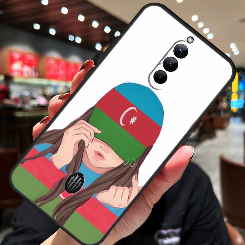 Azerbaijan Flag Girl Case For ZTE Nubia Red Magic 11 10 8 9 8S 9S 10S Pro Plus 10 Air 5G 6R 6 7 6S 7S Pro Cover