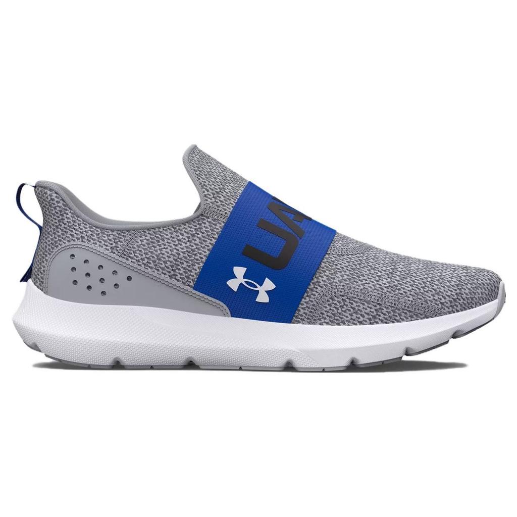 Under Armour Surge 3 Low Running Shoes Men Sneakers Gray Blue 3026506-105