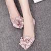 Flats Women Shoes Woman Transparent Flower Leisure Ballerina Ladies Shoes Female Pointed Toe Slip On Shallow Casual Shoes2025