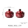 Vine flower stew cup Ceramic crock pot soup stew cup Household high-value steaming cup Water-proof stew with lid Steamed egg soup cup Stew pot