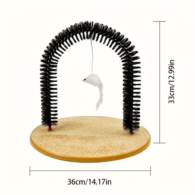 A Grooming Brush and Scratching Toy That Cats Simply Can’t Resist – The Cat Arch Self-Groomer: Pamper Your Cat with A Massage