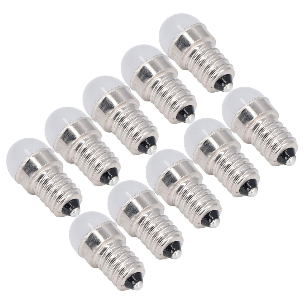 10pcs E14 Bulbs Energy Saving Warm White Light LED Small Bulbs for Ceiling Lamp Wall Lamp 500lm