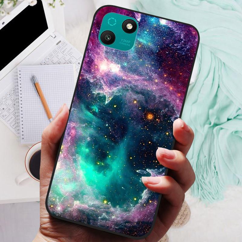 Мягкий чехол для телефона Wiko T10 4G Чехол T3 Funda ТПУ Космический Мраморный Черный Силиконовый Coque для Wiko T 10 WikoT3 Ударопрочный Мультяшный