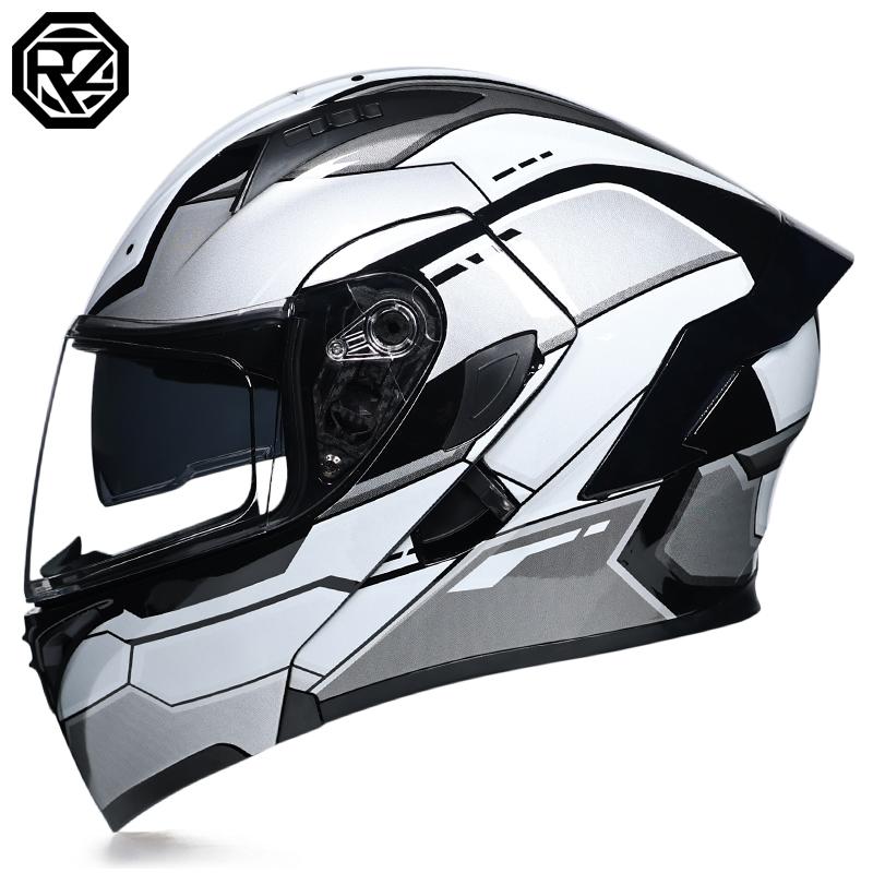 Flip Up Motorcycle Helmet Double Lens Full Face Helmet High Quality DOT Approved Moto Cascos Motociclistas Capacete