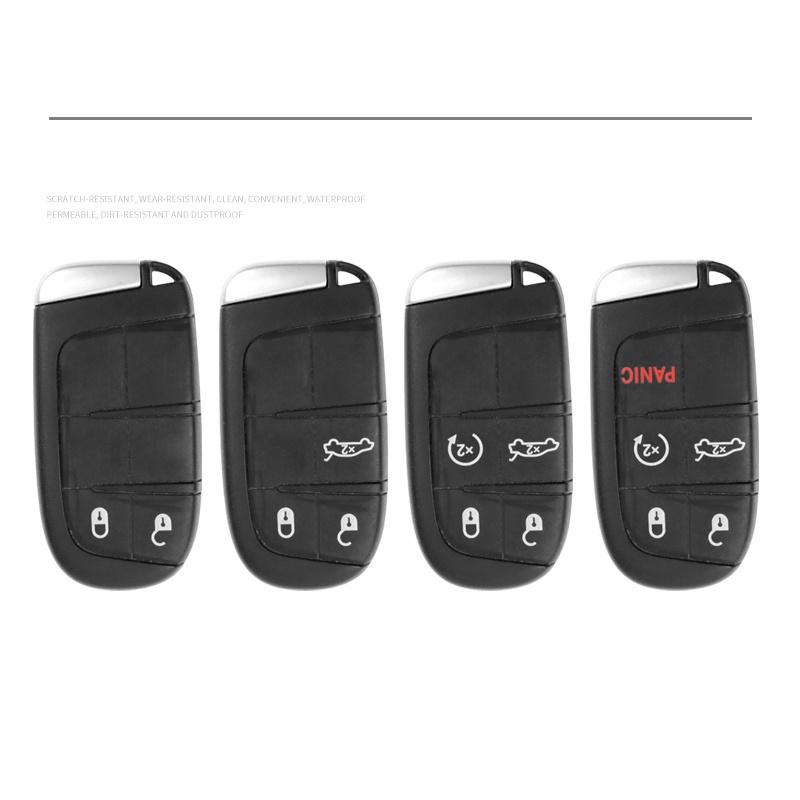 For Jeep Grand Cherokee WK2 KL Wrangler JK Commander Renegade Compass 2018 2022 Car Flip Key Case Cover Shell Fob Bag Accessory ALW1