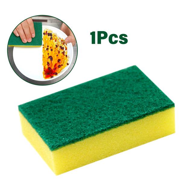 10/5/1pcs Magic Cleaning Sponges Double-Sided Reusable Kitchen Sponge Wipes Pan Pot Dishwashing Scouring Pads Brush Clean Tools