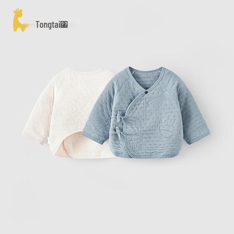 TONGTAI Хлопковый боди с жаккардовым узором для новорожденных, с боковой застежкой