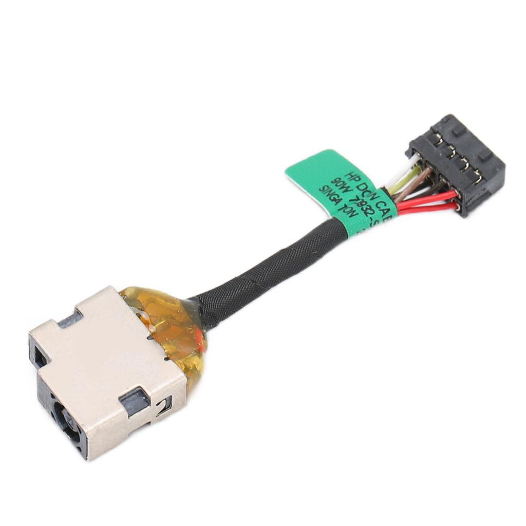 DC Power Jack Cable 8 Pin Durable Portable Laptop Harness Replacement for HP