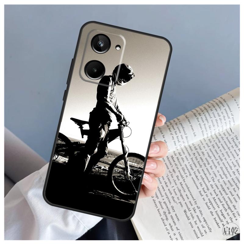 BMX Bike Extreme Sport For Realme C53 C55 C75 C71 C61 C33 C63 C51 C65 C67 11 12 13 14 Pro Plus GT6 GT7 15 Pro Case