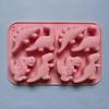 Dinosaur Silicone Mold Ice Cube Tray Flexible Fondant Chocolate Candy Mold Biscuit Cake Candle Soap Mold Easy Release Pastry DIY Tools