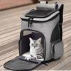 Breathable Pet Cat Carrier Backpack Foldable Pet Transport Travel Bag Expandable Large Capacity Creative for Cats Dogs