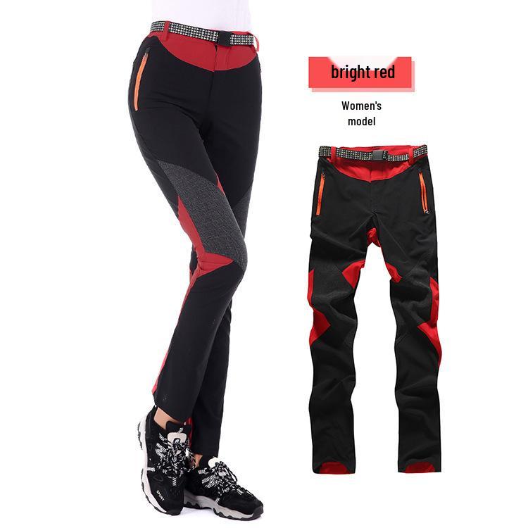 Women's Color-Block Quick-Dry Slim-Fit Mountaineering Pants