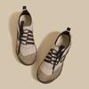 2025 Summer New Platform Ballet Training Shoes Women's Brown Drawstring Sports Forrest Gump Dad Shoes Niche Casual Shoes