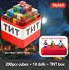 Magnetic Building Blocks Toy Storage Box Set Can Place Figures Magnet Cube Construction Brick Toys Gift for Boys Girls Children