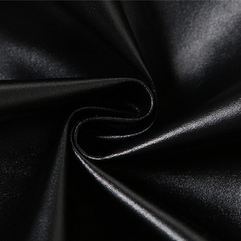 Vintage Faux Leather Zipper Crop Jackets Women Full Sleeve Pockets Hoodie Coat Autumn Hipster High Street Outwear