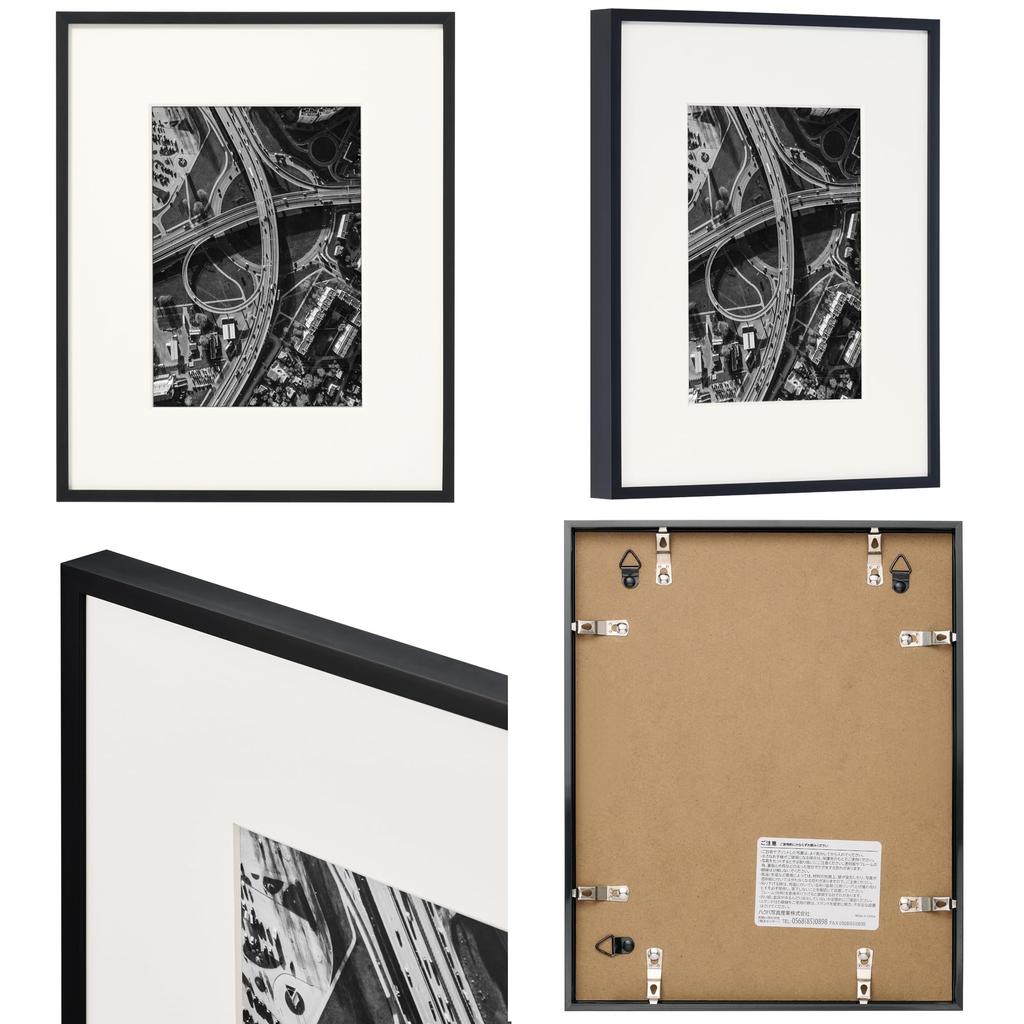 Фоторамка HAKUBA ZERO Frame размера 2L черного цвета с акриловой панелью спереди Легкая смоляная рамка, не создающая нагрузки на стену Тонкая рамка и широкая