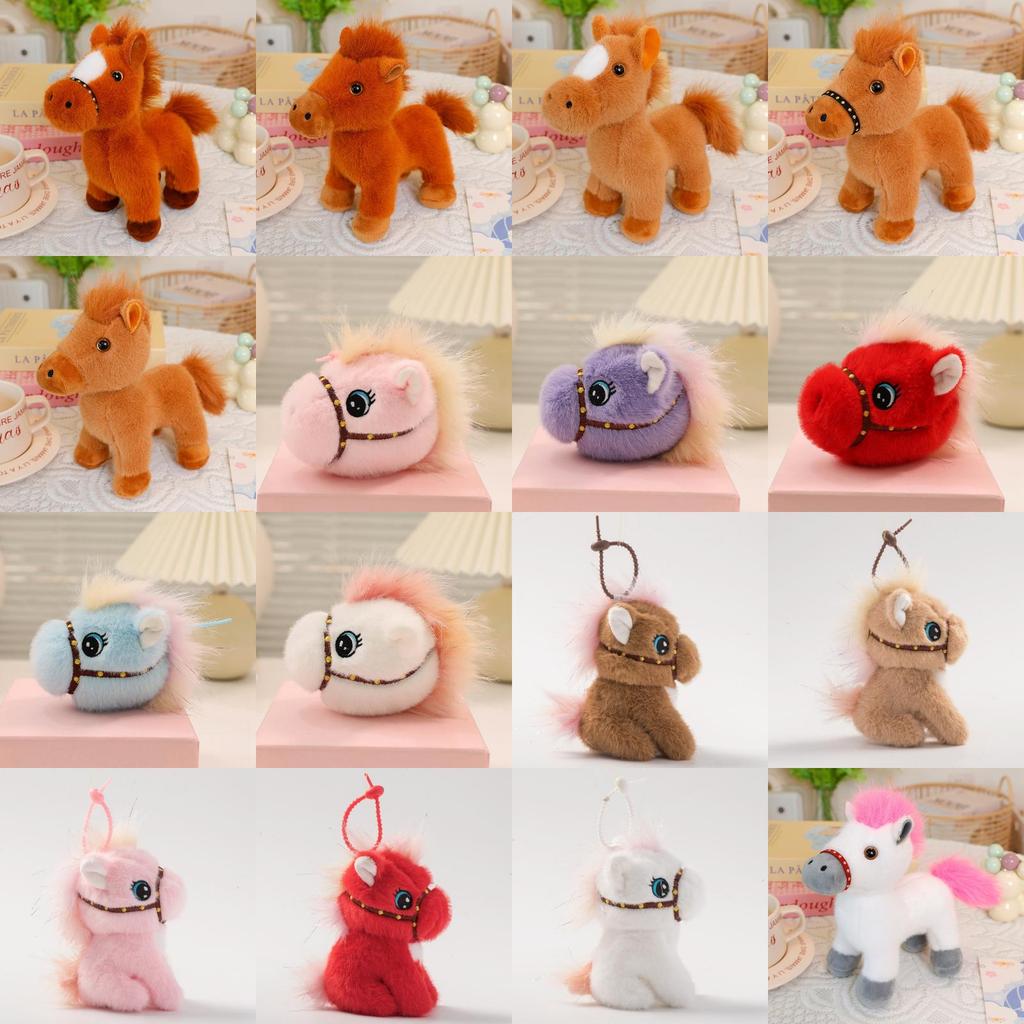 Year Of The Horse Plush Toy With Rotatable Head For Chinese New Year Gifts