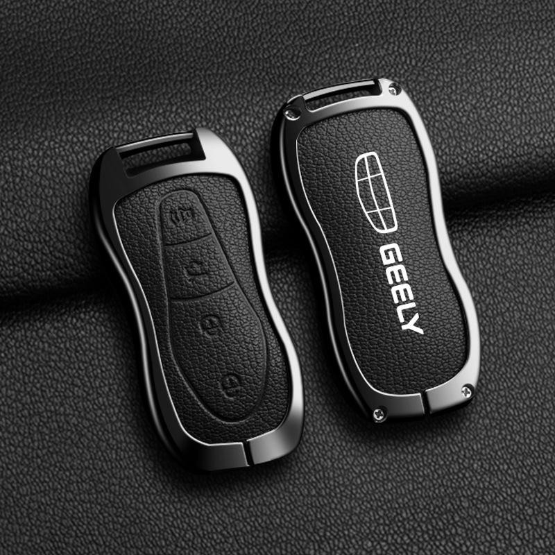 Чехол для ключа Geely: Совместимо с моделями Emgrand, Xingyue L, Boyue, Xingrui, Icon, Binyue, Coolray, Vision X6 GS.