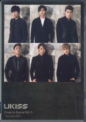 DVD U-KISS - U-kiss Days In Japan Vol.3(DVD) AVBD92072 AVEX Japan Поп Б/У