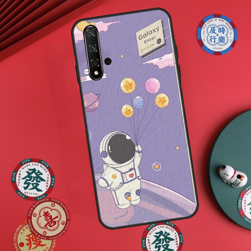 Звездный Астронавт Милый Для Huawei Nova Y73 Y72 Y90 Y70 Y60 Y91 Y61 12s 12i 11i 8i 9 10 SE P40 Lite P60 P30 Pro Чехол