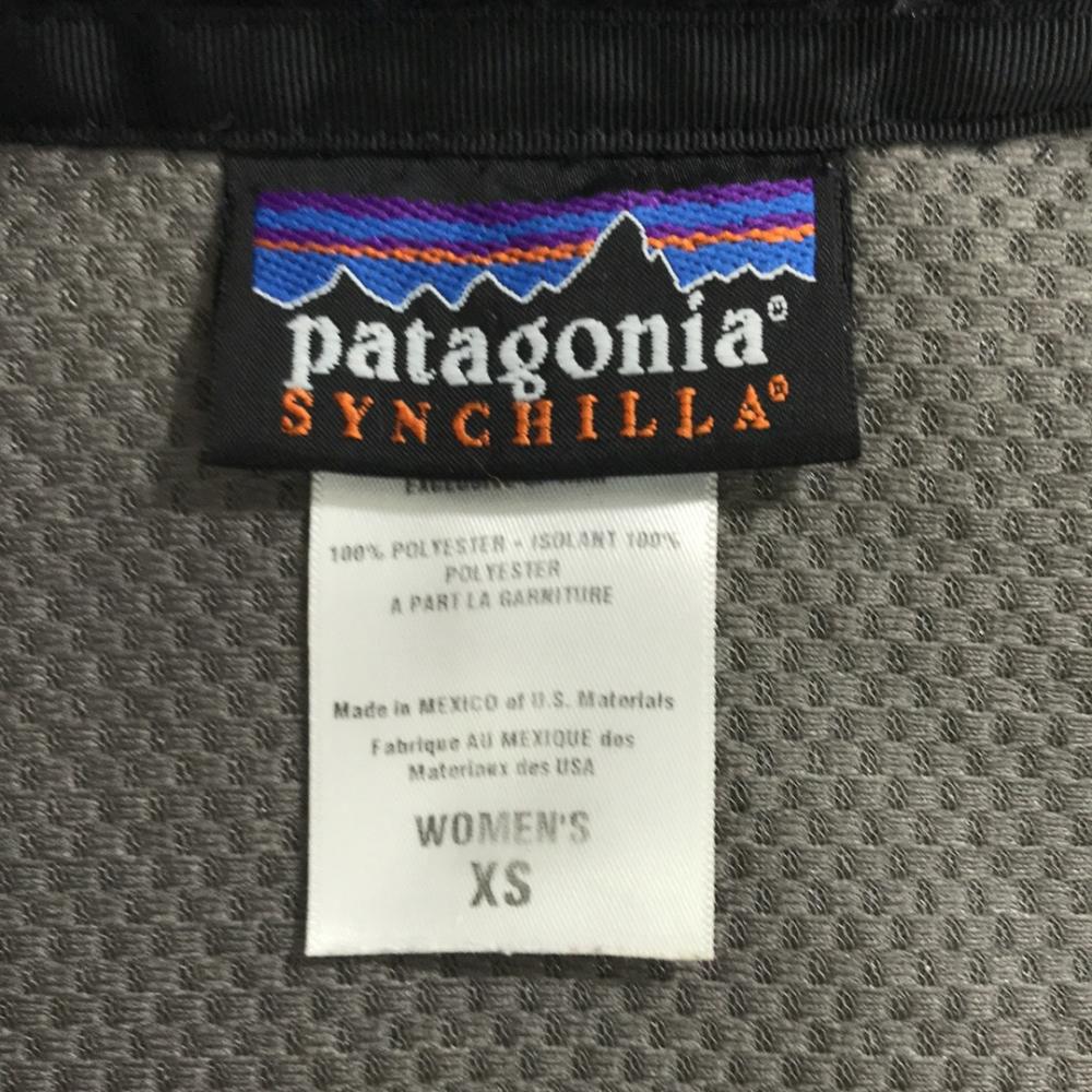 Patagonia 23071 Флисовая куртка XS черная Outdoor 23071F8 Женская Б/У