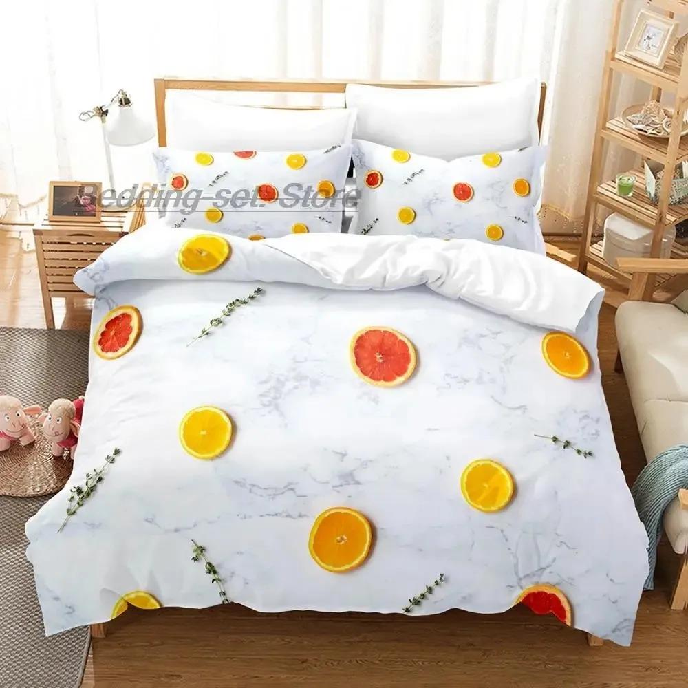 Strawberry Vegetables And Fruits Bedding Collection Single Twin Full Queen King Size Bed Collection Aldult Boys Bedroom Duvetcover Collections