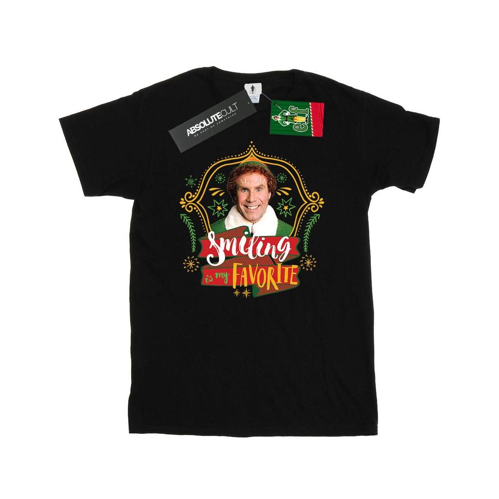 Elf Mens Buddy Smiling T-Shirt