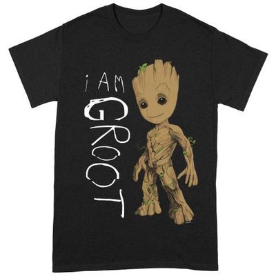 Guardians Of The Galaxy 2 Футболка унисекс для взрослых «I Am Groot Scribble»