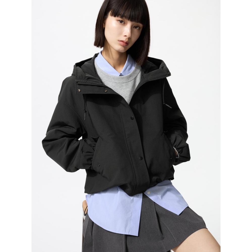 Uniqlo Cotton Blend Short Parka