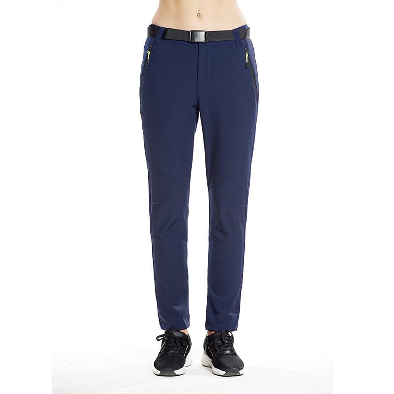 Men's and Women's Winter Windproof Waterproof Soft Shell Hiking and Ski Pants with Thick Velvet Lining