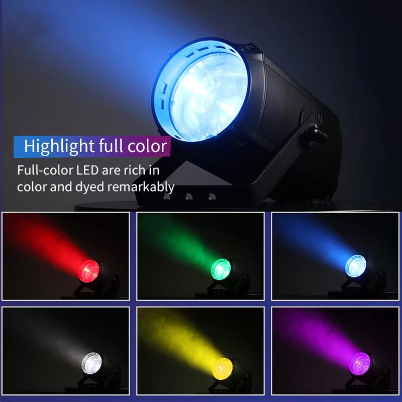 300w zoom COB Cool+Warm White LED Zoom Par COB Lighting For Party Nightclub Church Wedding Light.