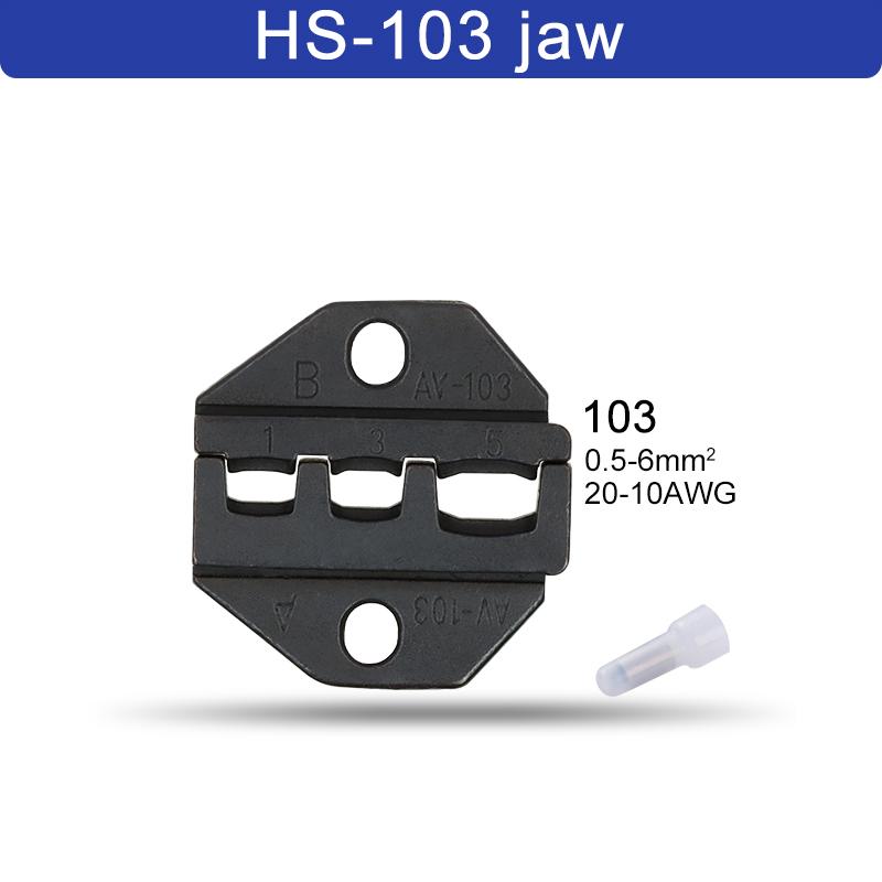 1 шт. HS обжимные клещи, плоскогубцы, штампы, вилка, изоляция трубки, неизолированный флаг, клеммы для коаксиального кабеля, сменные обжимные YEFYM