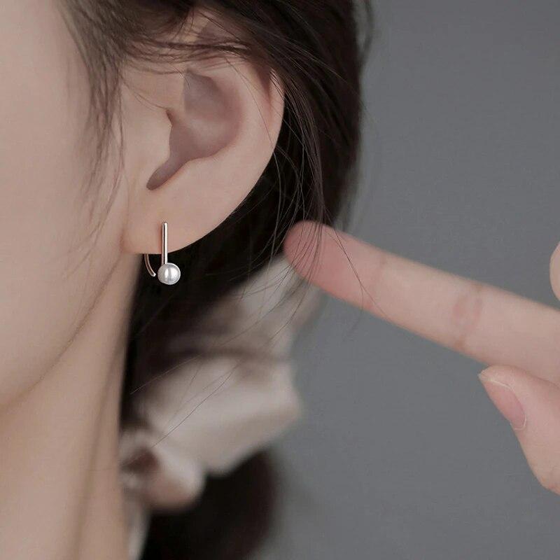 Подвески с жемчугом, серьги-гвоздики для женщин, золотые, серебряные серьги-гвоздики, ювелирные изделия, оптовая продажа, вечерние сувениры для девочек, свадебные подарки