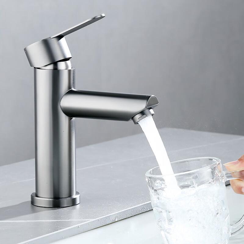 Xuan Yong Gunmetal Stainless Steel Basin Faucet
