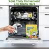 Dishwasher Tablets 100 Pack, Eco-Friendly Dishwasher Detergent, No Plastic  To Tablets