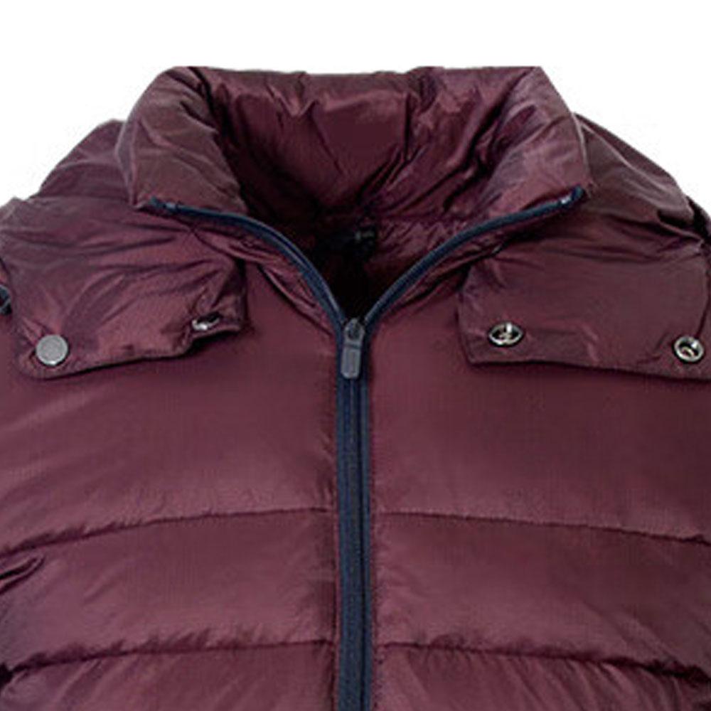 Emporio Armani Мужская пуховая куртка бордовая 6G1B94-1NUFZ-0348