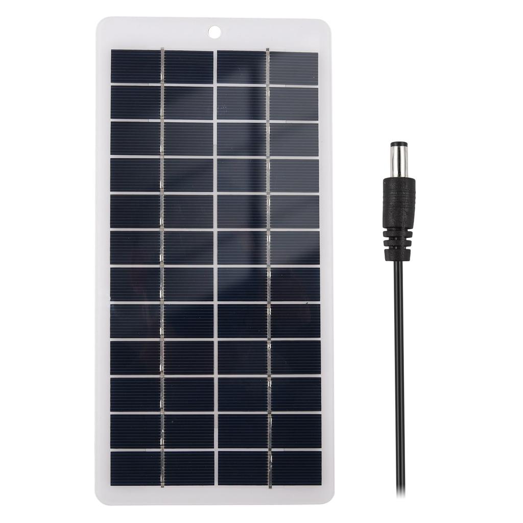 5W 12V Polycrystalline Solar Panel Portable Solar Power Mini High Efficiency Solar Module with DC