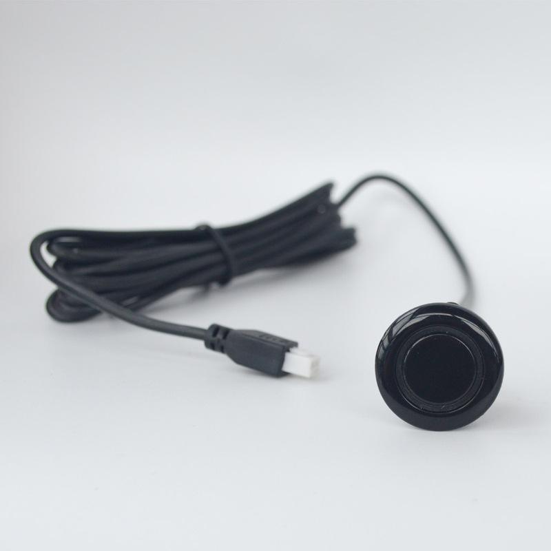 22mm/0.86in Diameter Open Hole Car Parktronic Parking Sensor Vehicl Backup Radar Probe Ultrasonic Kit Black Red Blue Grey